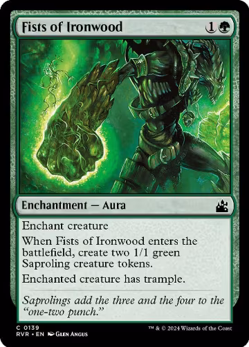 Fists of Ironwood (139), Ravnica Remastered — Magic card price