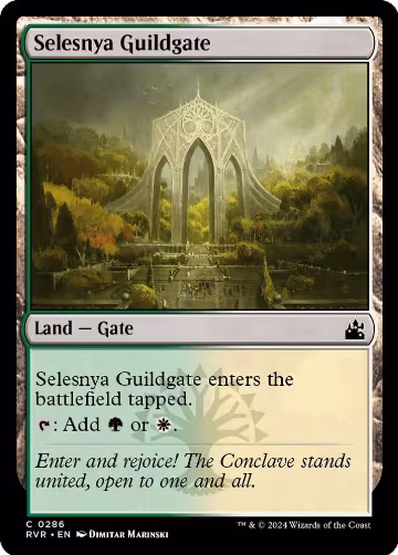 Selesnya Guildgate (286), Ravnica Remastered — Magic card price