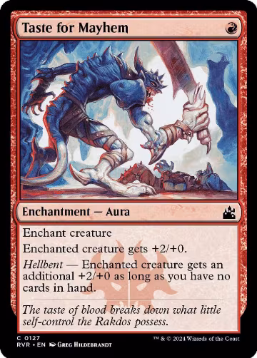 Taste for Mayhem (127), Ravnica Remastered — Magic card price