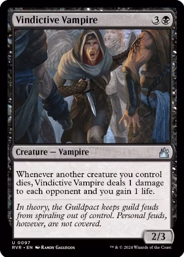 Vindictive Vampire (97), Ravnica Remastered — Magic card price