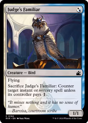 Judge's Familiar (192), Ravnica Remastered — Magic card price