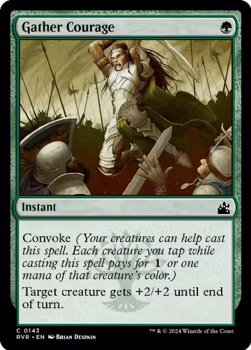 Gather Courage (143), Ravnica Remastered — Magic card price