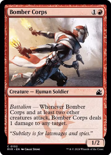 Bomber Corps (102), Ravnica Remastered — Magic card price