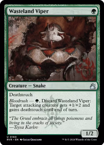 Wasteland Viper (160), Ravnica Remastered — Magic card price