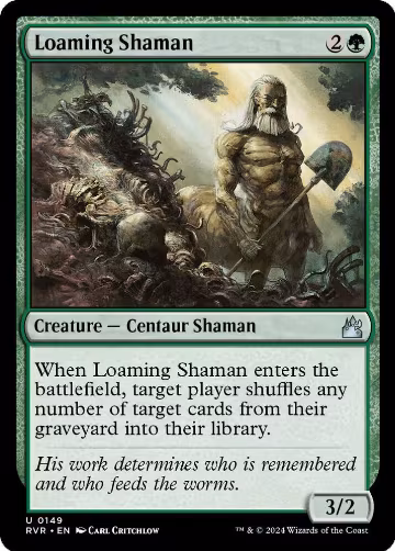 Loaming Shaman (149), Ravnica Remastered — Magic card price