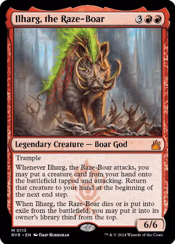 Ilharg, the Raze-Boar (113), Ravnica Remastered — Magic card price