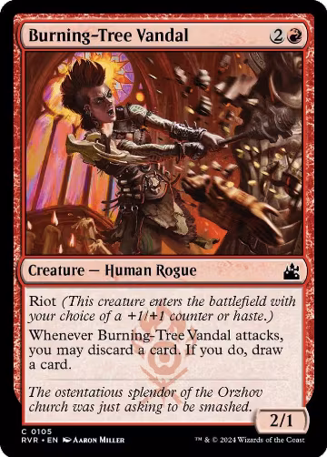 Burning-Tree Vandal (105), Ravnica Remastered — Magic card price