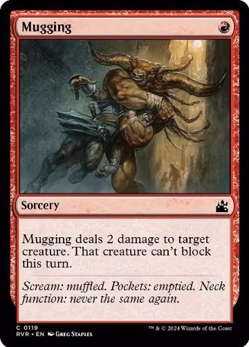 Mugging (119), Ravnica Remastered — Magic card price