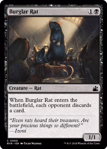 Burglar Rat (69), Ravnica Remastered — Magic card price