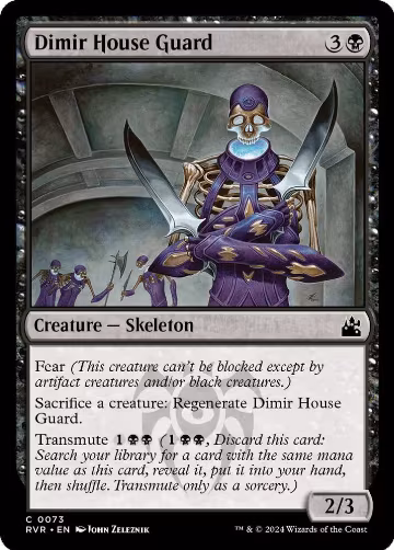 Dimir House Guard (73), Ravnica Remastered — Magic card price