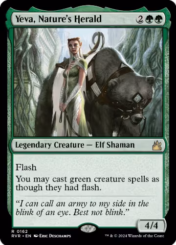 Yeva, Nature's Herald (162), Ravnica Remastered — Magic card price