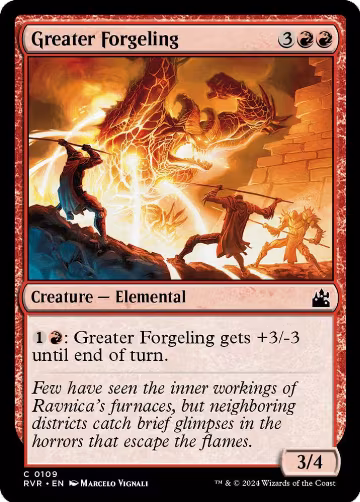 Greater Forgeling (109), Ravnica Remastered — Magic card price