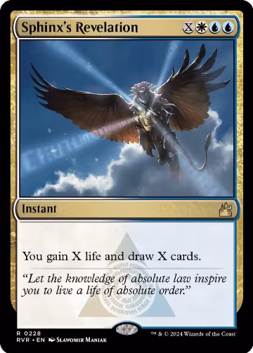 Sphinx's Revelation (228), Ravnica Remastered — Magic card price