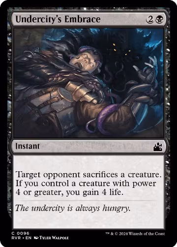 Undercity's Embrace (96), Ravnica Remastered — Magic card price