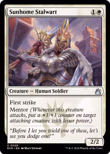Sunhome Stalwart (28), Ravnica Remastered — Magic card price