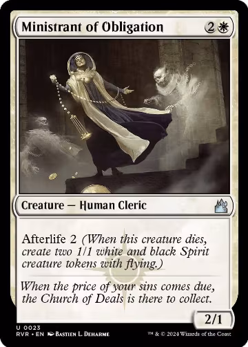 Ministrant of Obligation (23), Ravnica Remastered — Magic card price