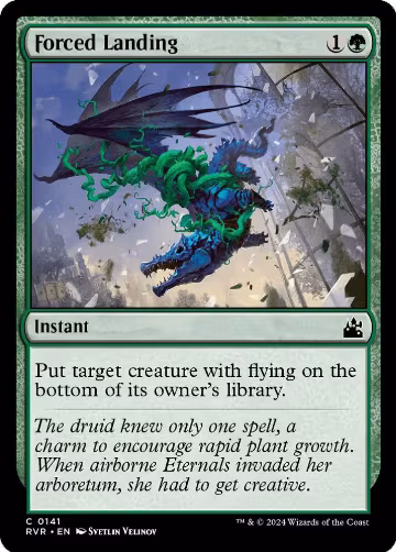 Forced Landing (141), Ravnica Remastered — Magic card price