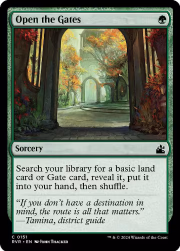 Open the Gates (151), Ravnica Remastered — Magic card price
