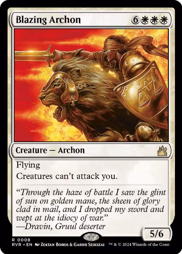 Blazing Archon (8), Ravnica Remastered — Magic card price
