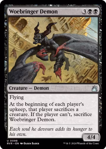Woebringer Demon (98), Ravnica Remastered — Magic card price