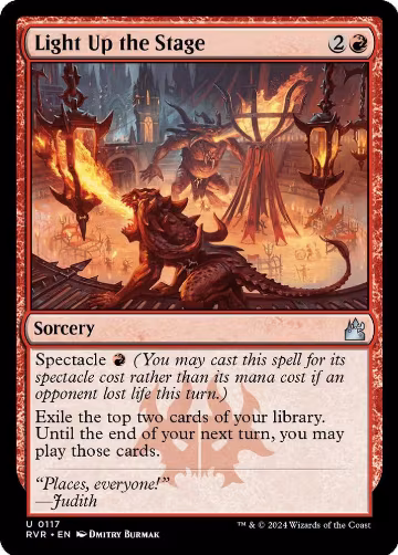 Light Up the Stage (117), Ravnica Remastered — Magic card price