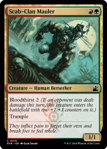 Scab-Clan Mauler (219), Ravnica Remastered — Magic card price