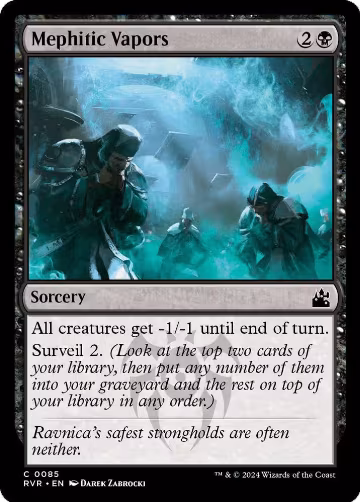 Mephitic Vapors (85), Ravnica Remastered — Magic card price