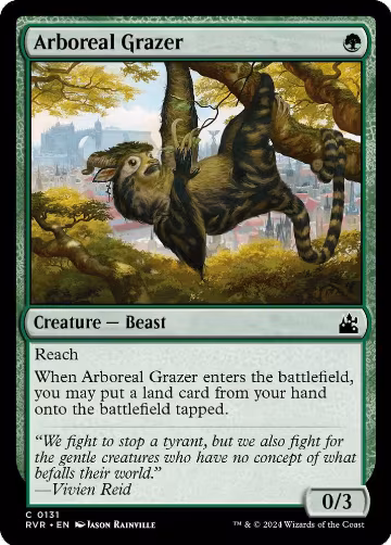 Arboreal Grazer (131), Ravnica Remastered — Magic card price