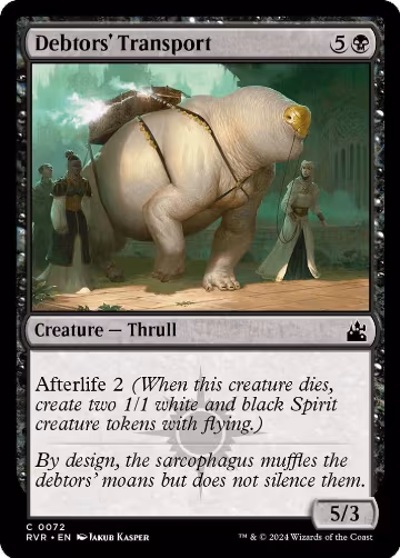 Debtors' Transport (72), Ravnica Remastered — Magic card price
