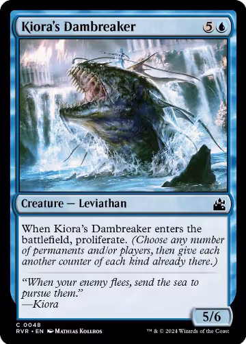 Kiora's Dambreaker (48), Ravnica Remastered — Magic card price