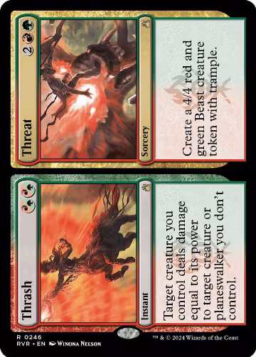 Thrash // Threat (246), Ravnica Remastered — Magic card price