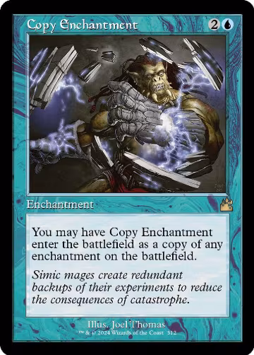 Copy Enchantment (Retro Frame) (312), Ravnica Remastered — Magic card price