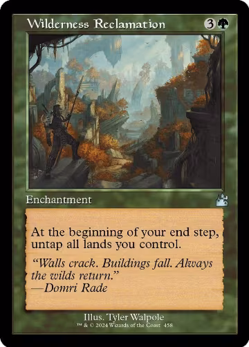 Wilderness Reclamation (Retro Frame) (458), Ravnica Remastered — Magic card price