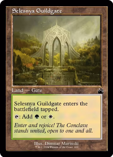 Selesnya Guildgate (Retro Frame) (410), Ravnica Remastered — Magic card price