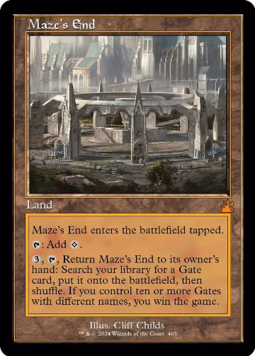 Maze's End (Retro Frame) (465), Ravnica Remastered — Magic card price