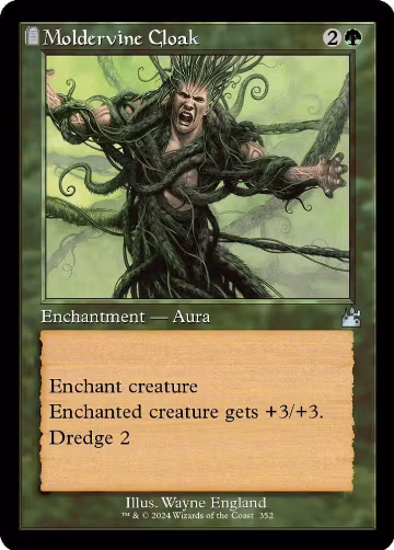 Moldervine Cloak (Retro Frame) (352), Ravnica Remastered — Magic card price