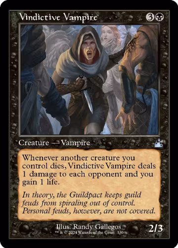 Vindictive Vampire (Retro Frame) (330), Ravnica Remastered — Magic card price