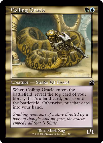 Coiling Oracle (Retro Frame) (361), Ravnica Remastered — Magic card price