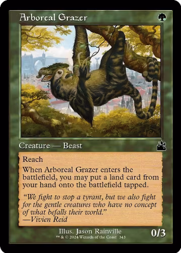 Arboreal Grazer (Retro Frame) (343), Ravnica Remastered — Magic card price