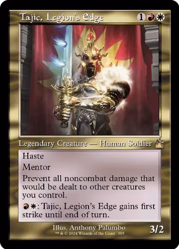 Tajic, Legion's Edge (Retro Frame) (385), Ravnica Remastered — Magic card price