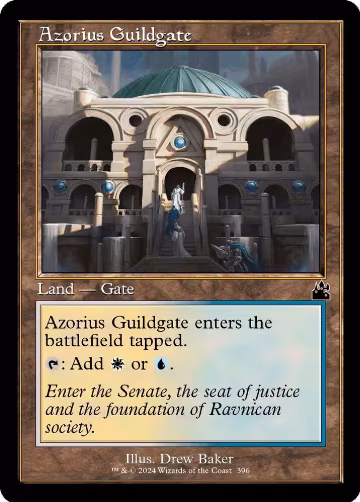 Azorius Guildgate (Retro Frame) (396), Ravnica Remastered — Magic card price