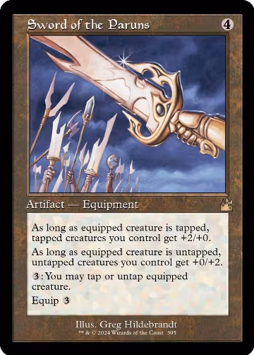 Sword of the Paruns (Retro Frame) (395), Ravnica Remastered — Magic card price