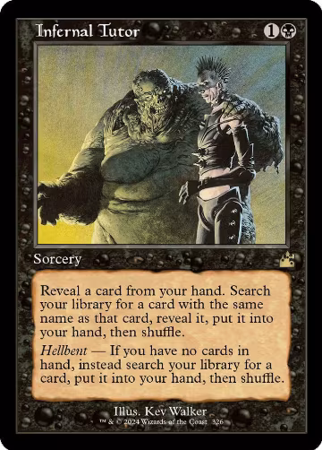 Infernal Tutor (Retro Frame) (326), Ravnica Remastered — Magic card price
