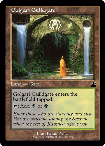 Golgari Guildgate (Retro Frame) (402), Ravnica Remastered — Magic card price