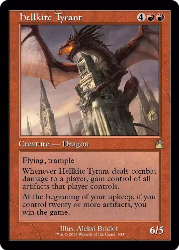 Hellkite Tyrant (Retro Frame) (333), Ravnica Remastered — Magic card price