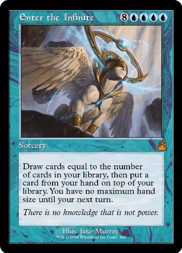 Enter the Infinite (Retro Frame) (449), Ravnica Remastered — Magic card price