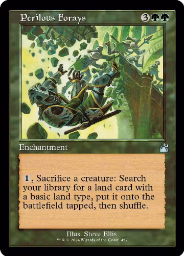 Perilous Forays (Retro Frame) (457), Ravnica Remastered — Magic card price