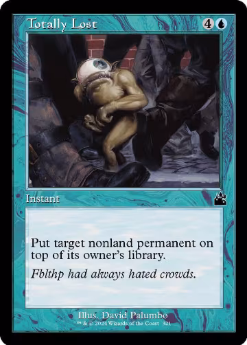 Totally Lost (Retro Frame) (321), Ravnica Remastered — Magic card price