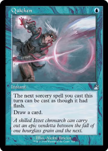 Quicken (Retro Frame) (318), Ravnica Remastered — Magic card price
