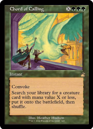 Chord of Calling (Retro Frame) (345), Ravnica Remastered — Magic card price